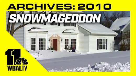 Back-to-back blizzards in 2010 brought snowmageddon to Maryland