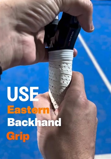 Mastering the Eastern Backhand Grip in Padel