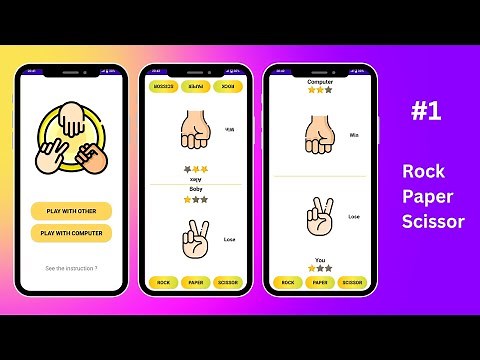 Part 1 || Rock Paper Scissor in Android Studio