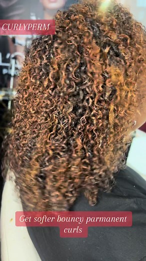 Achieve Soft Bouncy Curls with Hawaiian Silky Perm on Curl Hair