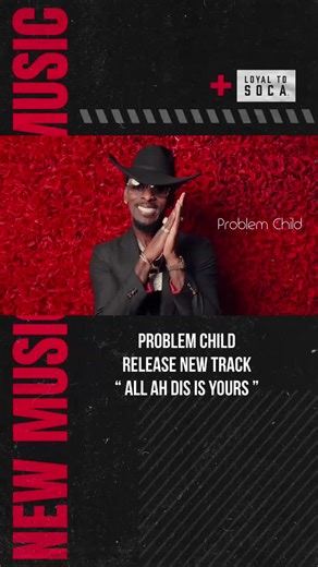 🌴🔥 Problem Child just dropped “All Ah Dis Is Yours” and it’s giving BIG vibes and real feelings. 🎶💥 This one sounding like sunshine energy in one track. 🎶 Follow Problem Child for the best in Soca music and more: 👉 @realproblemchild 👉 Follow @loyaltosoca for nonstop vibes — the Latest Releases, Throwbacks, and Exclusive Artist Features. ❤️ Stay True. Stay Loyal. Stay Soca. #LoyalToSoca #LoyalToMusic #SocaMusic #CarnivalVibes #CaribbeanEnergy #SocaNation #IslandVibes #SocaLovers #Caribbean