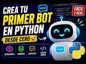 🚀 Crea tu PRIMER BOT en Python desde CERO 🤖 (Memoria + Intenciones + Contexto)