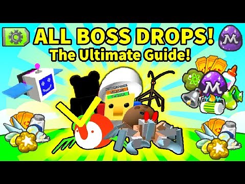 🔥✨ ALL BOSS MOB DROPS Bee Swarm Simulator! Defeating all Boss Mob Drops Chances 2023 Beesmas Update!