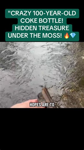 "CRAZY 100-YEAR-OLD COKE BOTTLE! HIDDEN TREASURE UNDER THE MOSS! 🔥💎 ...