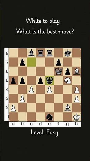 White to Play & Win | This Simple Chess Puzzle Has a Brilliant Hidden Trick