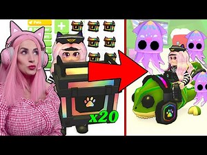 Knocking out legendary PETS | 20 RGB BOXES ADOPT ME Zhenyasha