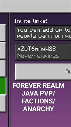 WE WILL NEVER RESET #bedrockrealm #minecraft #realmcode #bedrocksmp #foreverworld