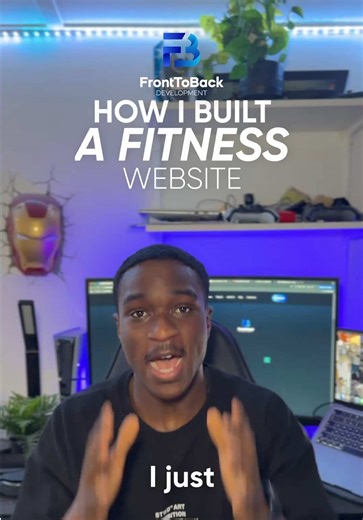 How I built a fitness website #buildawebsite #fyp #webdesigner #webdesignagency #fitnesswebsite