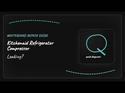 KitchenAid Refrigerator Compressor Leaking Repair