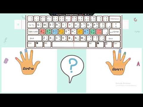 ทักษะการพิมพ์ แป้นเหย้า ฟ ห ก ด ่ า ส ว