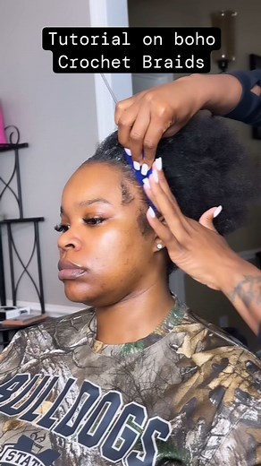 27 reactions | Boho Crochet Braids Tutorial . . . #tutorials #inspiration #diy #beautiful #hairstyles #fypage #follow #farof_wigs #fyphair #doityourself #satisfying #digitalmarketing #facelessdigitalmarketing #onlinelearning #beautiful | Farof-wigs | Facebook