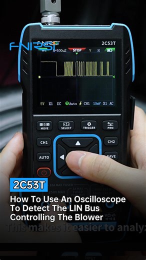 FNIRSI | FNIRSI 2C53T Handheld Oscilloscope & Multimeter & DDS | How to Measure Linline Blower Motor Signals 🔗 Product Link: 🌐 Office:... | Instagram