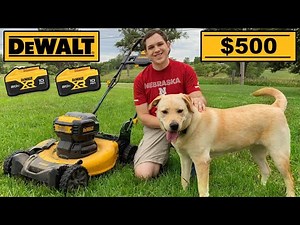 DeWalt Electric Lawnmower Overview and Setup!