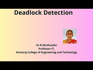 Deadlock detection