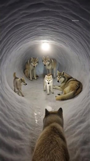 Inside a Wolf Den! POV Footage You’ve Never Seen Before 🐺