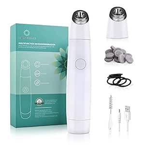 NEWDERMO Body Microdermabrasion Exfoliator Machine - Professional Suction Body Diamond Dermabrasion Device with 2 Large Diamond Suction Tip - Advanced Home Body Treatment Tool