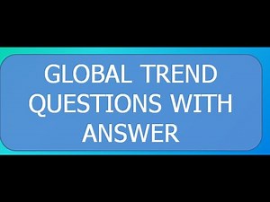 global trend questions with answer