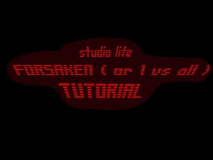 ( for real this time ) | How to make forsaken ( 1 vs all game ) in Studio Lite Roblox