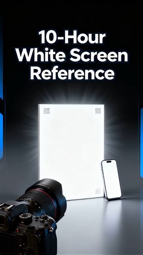 10-Hour White Screen Reference