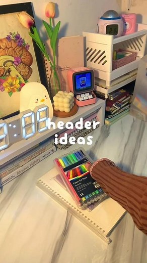 Creative Header Ideas with Pastel Highlighters