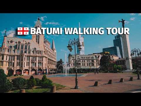 Batumi Georgia 🇬🇪 4K Walking Tour | Modern City by the Black Sea