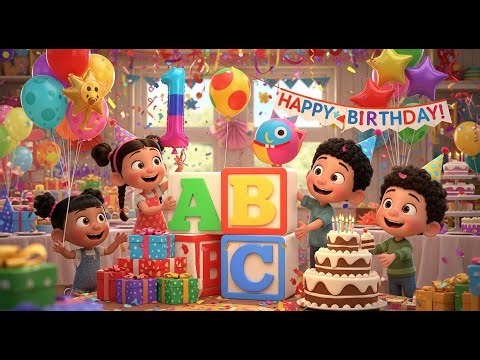 誕生日パーティーのABC 🎂🎁 | ABCを学ぼう | 幼児向けアルファベット学習