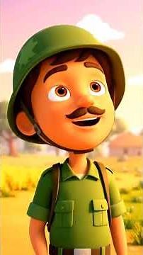 The Brave Soldier 🇮🇳 | Emotional 3D Cartoon Story for Kids