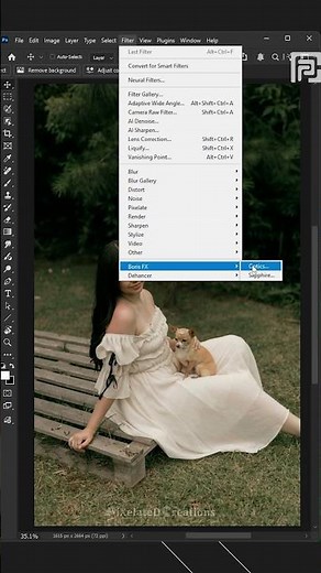 Relight Images in Photoshop - ⁨‪@BorisFXco‬ Optics 2026 | Depth map ML & Relight