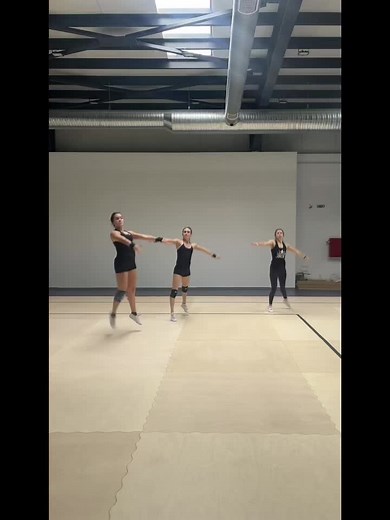 Senior Trio Training in Bulgaria | Aerobic Gymnastics Collab