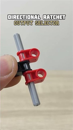 Directional Ratchet Output Selector #lego #legotechnic #mechanical #mechanism