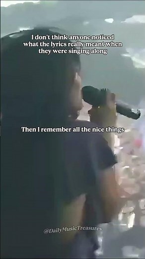 I don’t think anyone noticed what the lyrics really meant when they were singing along