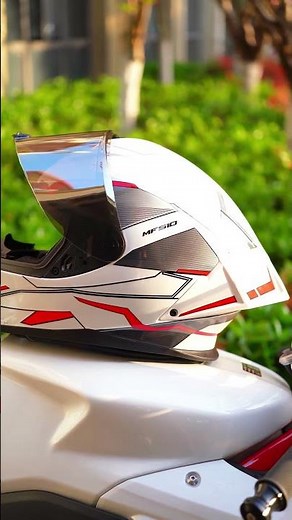 ILM MF510 Lightning White Helmet: Electrifying style meets hot-selling power. | ILM