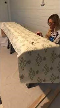 Step 3 and the final step of how to build a bed canopy!