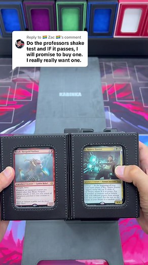 Replying to @🏳️‍🌈 Zac 🏳️‍🌈 The shake test is here!#kabinka #mtg #MTG #mtgcommunity #deckbox #mtgfam #mtgtok #mtgtiktok #mtgofficial #mtgcommander #fyp #mtgcards #tcg #blackfriday