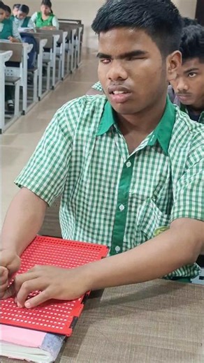 How Blind People Write? Braille with Slate & Stylus Explained! #shortvideo