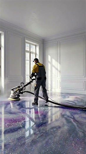 Epic Galaxy Floor Transformation! 🌌