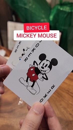 38K views · 282 reactions | Part of the Disney 100 anniversary release is the Bicycle Classic Mickey Mouse Playing Cards. Let's open it! #runitdecks | RunIt Decks | Facebook