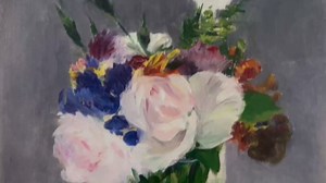 Yomcut Edouard Manet Canvas Wall Art - Flowers In Crystal Vase Poster - Impressionist Modernist Flower Poste r- Decorative Still Life for Bedroom And Living Room Walls Unframed (24×32in/60×80cm)…