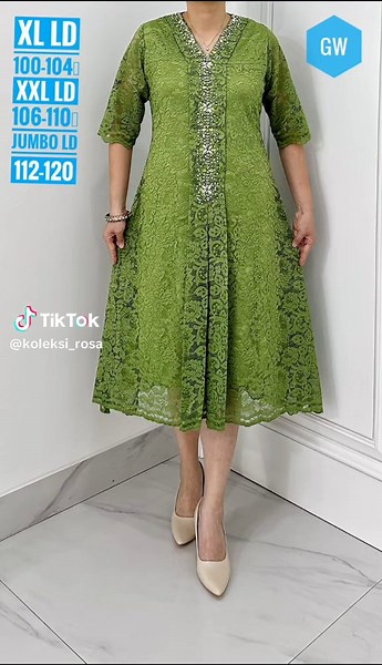 *PO SABTU/MINGGU* Dress Cantik Bahan brokat kombinasi. Lapis furing. Resleting belakang, pakai motek Pjg dress 105 cm Standart XL LD 100-104 cm XXL LD 106-110 cm *Harga 190 rb* JUMBO LD 112-120 cm *Harga 195 rb* ✈️Pengiriman Medan #viraltiktok #bajuetnik #bajupesta #bajupesta #bajukondangan #bajulebaran #baju kondangan wanita pakai sifon #dresbrokat #virall #bajubrokat #gaunwanita #gaunkekinian #dreswanitakekinian #dreswanitamurahcantik #viraltiktok