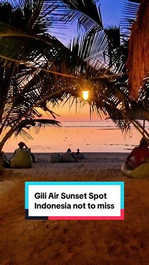 Gili Air sunset spot: Best place to watch sunset in Indonesia