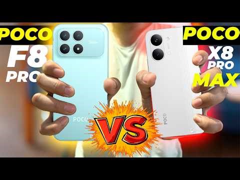 POCO F8 PRO vs POCO X8 PRO MAX: Which is really the best?