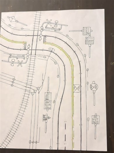 Weekend Road Art: Creative Drawings Along the Curve