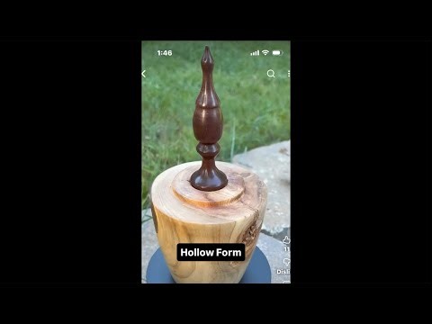 Let's turn a hollow form