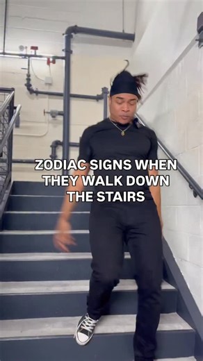 Spence Taylor on Instagram: "Zodiac Signs When They Walk Down The Stairs 😂😂"