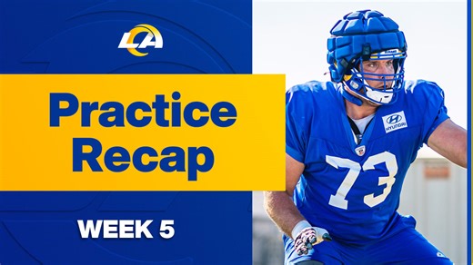 Trusting the preparation | Rams Practice Recap: Week 5 vs. Cowboys