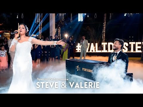"Magical Wedding Duet: Bride Sings, Groom Plays Piano!" | Live performace by Steve & Valerie