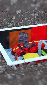 How to make a secret lego car garage! Lego speed champions ideas #lego #cars #legoset #legomoc