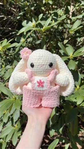 Spring bunny 🥹 #crochet #crochetinspo