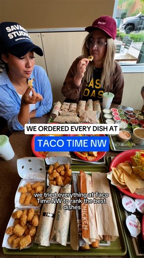 Infatuation Seattle on Instagram: "What are the best items from Taco Time NW? Our team spent the afternoon trying every single dish to answer that very question. 👉 Follow us to see the full dish ranking tomorrow. #tacotimenw #tacotime #seattlefood #infatuationseattle"