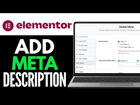How To Add Meta Description In Elementor 2025 (Detailed Guide)